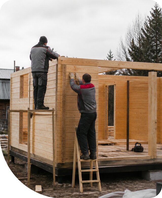 Строительство построек из бруса под ключ в Великом Новгороде недорого